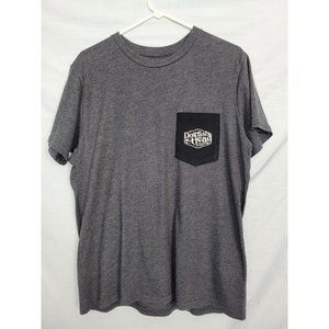 Dogfish Head Ale Mens Short Sleeved T Shirt Gray Size L